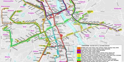 La carte de Varsovie transit 